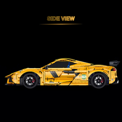 10622 HỘP LOGO RÁP XE HƠI MỞ CỬA 3788 MIẾNG TL 18 RACEFORGE TOP SPEED SERIES (VÀNG)