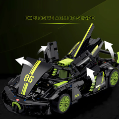 60511 HỘP LOGO RÁP XE HƠI BUGATTI 910 MIẾNG TL 114 10CMX34CMX15CM