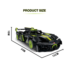 60511 HỘP LOGO RÁP XE HƠI BUGATTI 910 MIẾNG TL 114 10CMX34CMX15CM
