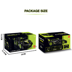 60511 HỘP LOGO RÁP XE HƠI BUGATTI 910 MIẾNG TL 114 10CMX34CMX15CM