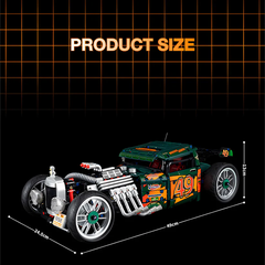 10509 HỘP LOGO RÁP XE HƠI CỔ 2618 MIẾNG TL: 1:8 MODIFIED VEHICLE