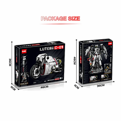 60520 HỘP LOGO RÁP XE MOTO 2616 MIẾNG TL 15 RACEFORGE CHASE THE PULSE 27CMX18CMX50.3CM ( DẠNG MECHA CÓ THỂ THAY ĐỔI)