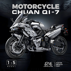 60525 HỘP LOGO RÁP XE MOTO 1973 MIẾNG TL 15 RACEFORGE CHASE THE PULSE (PHIÊN BẢN GIỚI HẠN MẠ ĐIỆN)