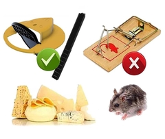 Bộ Bẫy Chuột Đa Năng Thông Minh (Tặng kèm mồi nhử)