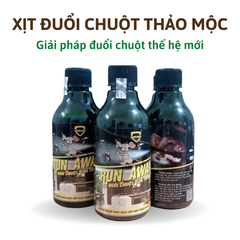 Xịt Đuổi Chuột Thảo Mộc Run Away