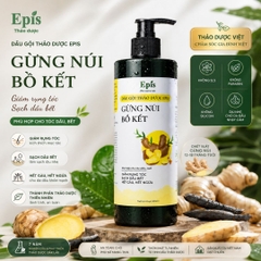 Dầu gội thảo dược Gừng núi bồ kết Epis