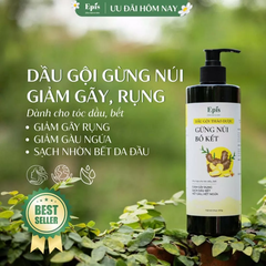Dầu gội thảo dược Gừng núi bồ kết Epis