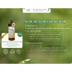 Nước rửa chén Gừng tươi Epis