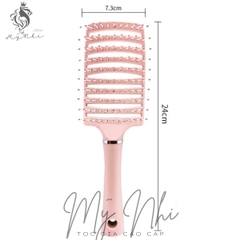 Lược Bán Nguyệt Gỡ Rối Chải Phồng Dành Cho Tóc (giao màu ngẫu nhiên)