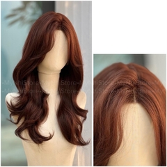 Siêu Da Đầu Tóc Giả CC01 Lưới T Xoăn Layer Mái Bay (dưỡng + lưới + lược + miếng Dán)