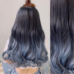 Tóc giả Kẹp U Xoăn Phồng Nhuộm Ku13