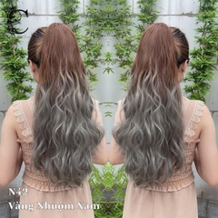 Tóc giả Ngoạm Xù sóng MCN42 Nhuộm Loang Maù (kèm dưỡng + lược)