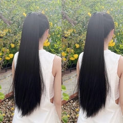 Tóc Giả Nữ Buộc Thẳng Tự Nhiên Dài