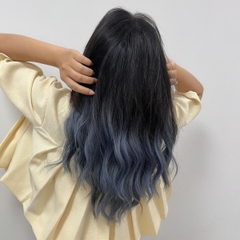 Tóc giả Kẹp U xù Gợn sóng ku17 Nhuộm