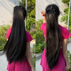 Tóc Giả Nữ Buộc Thẳng Tự Nhiên Dài