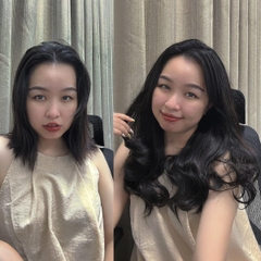 Tóc Kẹp Chữ U Xoăn Đuôi 45cm u8112