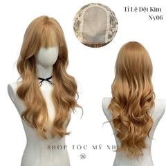 Tóc Giả Mỹ Nhi Da Đầu Tỉ Lệ Dệt Kim NY06 dài 60cm