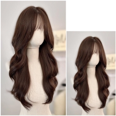 Siêu Da Đầu Tóc Giả CC02 (nhiều màu) Xoăn Sóng Lơi