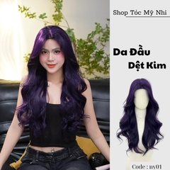 Tóc Giả Nguyên Đầu Dệt Máy NY01 Hai Mái Bay Xoăn Layer