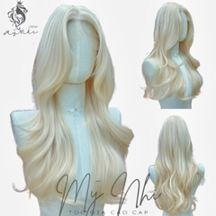 Siêu Da Đầu Tóc Giả CC01 Lưới T Xoăn Layer Mái Bay (dưỡng + lưới + lược + miếng Dán)