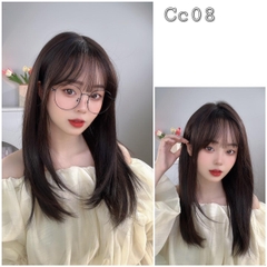 Siêu Da Đầu Nguyên Đầu Cúp Layer cc08  Mái Thưa Móc Chữ T (kèm dưỡng + lưới + lược +miếng dán)