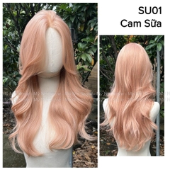 Siêu Da Lưới U Tóc Giả SU01 Xoăn Layer 65cm Mái Bay