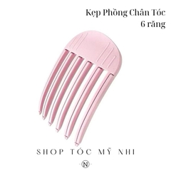 Lược Kẹp Làm Phồng Chân Tóc Tích Hợp Kẹp Hổ Trợ