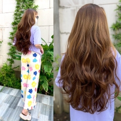 Kẹp U Xoăn Lơi 60cmku02 Tóc giả Phụ nữ Dệt Tiện ích mở rộng