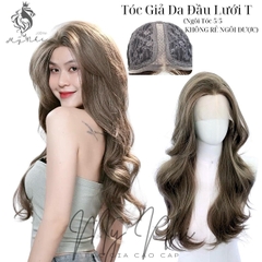 Siêu Da Đầu Tóc Giả CC01 Lưới T Xoăn Layer Mái Bay (dưỡng + lưới + lược + miếng Dán)