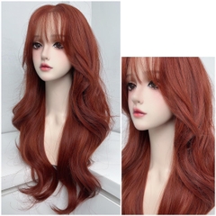 Siêu Da Đầu Tóc Giả CC02 (nhiều màu) Xoăn Sóng Lơi