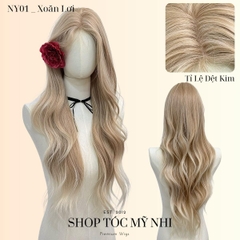 Tóc Giả Nguyên Đầu Dệt Máy NY01 Hai Mái Bay Xoăn Layer