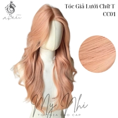 Siêu Da Đầu Tóc Giả CC01 Lưới T Xoăn Layer Mái Bay (dưỡng + lưới + lược + miếng Dán)