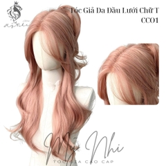 Siêu Da Đầu Tóc Giả CC01 Lưới T Xoăn Layer Mái Bay (dưỡng + lưới + lược + miếng Dán)
