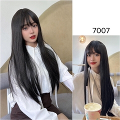Tóc Giả Nữ Nguyên Đầu Tóc Thẳng Lửng MN03 (nhiều độ dài) kèm dưỡng + lược + lưới