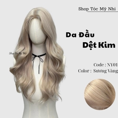 Tóc Giả Nguyên Đầu Dệt Máy NY01 Hai Mái Bay Xoăn Layer