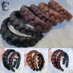 Bờm Tóc Tết Tơ Dập Phồng nhiều màu sắc