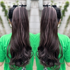 Buộc Tóc giả Xoăn Light D19 50cm