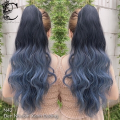 Tóc giả Ngoạm Xù sóng MCN42 Nhuộm Loang Maù (kèm dưỡng + lược)