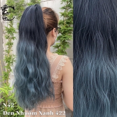 Tóc giả Ngoạm Xù sóng MCN42 Nhuộm Loang Maù (kèm dưỡng + lược)