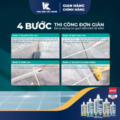 Dụng Cụ Sủi Keo Ron - Keo Ron Gạch Kingsmen