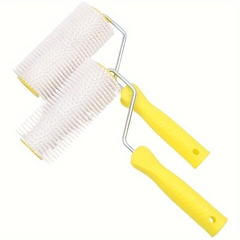 Cọ lăn gai thoát bọt khí 150mm, sàn cao su bằng nhựa bền, san lấp mặt bằng sơn sàn