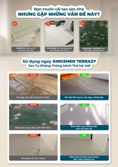 [1KG] Kingsmen Terrazy - Sàn tự phẳng thông minh thế hệ mới