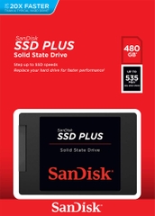 SSD gắn trong SanDisk Plus 1TB 2.5" SATA III upto 535MB/s SDSSDA-1T00-G27 - Bảo hành 3 năm