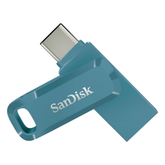 USB 3.1 OTG Sandisk Ultra Dual Drive Go Type-C SDDDC3 256GB 400MB/s SDDDC3-256G-G46NBB màu xanh navagio - Bảo hành 5 năm