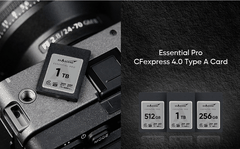 Thẻ Nhớ CFexpress Type A Exascend Essential Pro 256GB PCIe 4.0 upto 1800MB/s EXPC4EA256GB - Bảo hành 5 năm