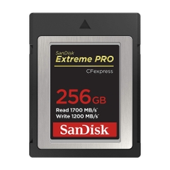 Thẻ nhớ CFexpress Type B SanDisk Extreme Pro 256GB up to 1700MB/s SDCFE-256G-GN4NN - Bảo hành trọn đời