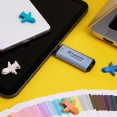 Ổ cứng di động SSD Transcend ESD300 2TB 1050MB/s Bạc TS2TESD300S - Bảo hành 5 năm