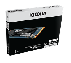 Ổ cứng gắn trong SSD KIOXIA EXCERIA BASIC 1TB M2 2280 PCIe4x4 NVMe upto 7200MB/s LSF10Z001TG8 - Bảo hành 5 năm