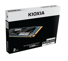Ổ cứng gắn trong SSD KIOXIA EXCERIA BASIC 2TB M2 2280 PCIe4x4 NVMe upto 7300MB/s LSF10Z002TG8 - Bảo hành 5 năm