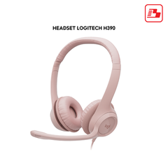 Headset Logitech H390 Pink (Quà tặng WD)